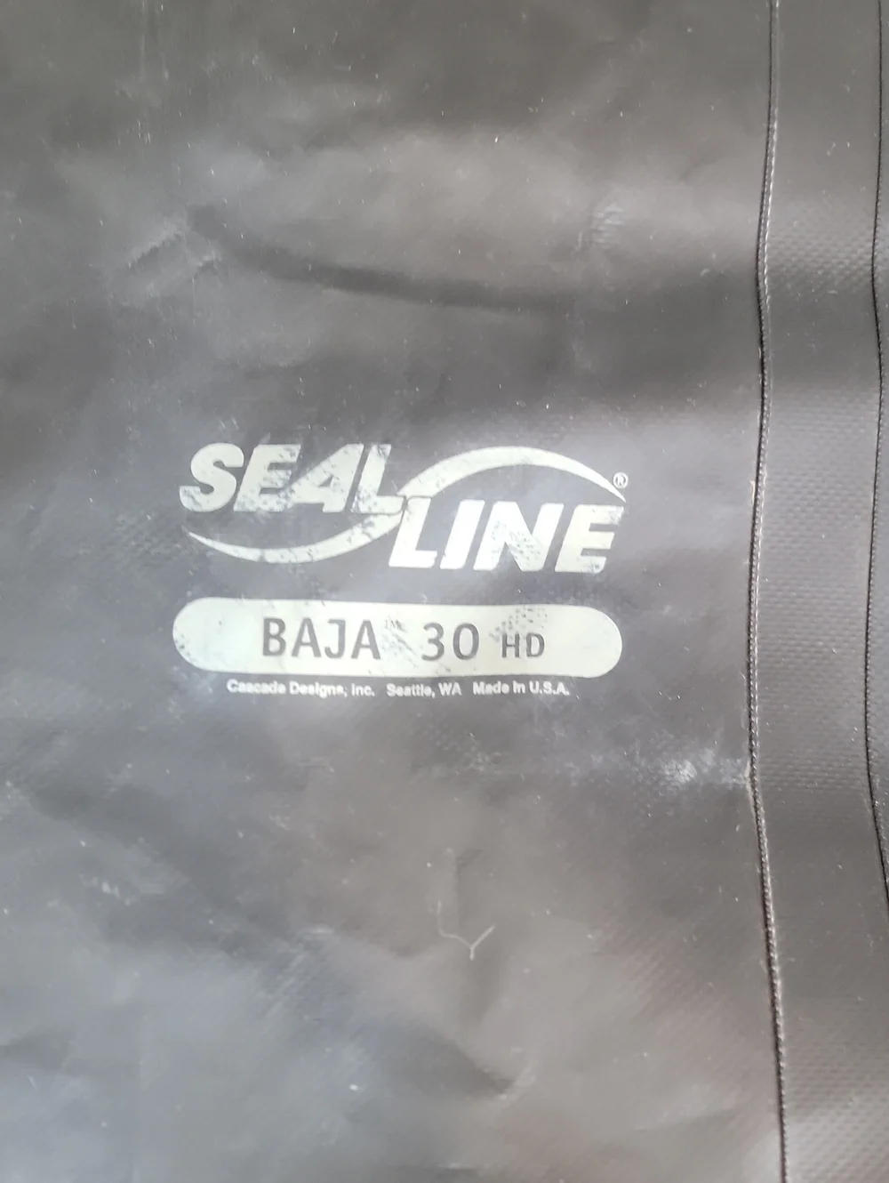 Seal Line Baja 30L Black Dry Bag - Waterproof Men’s Gear